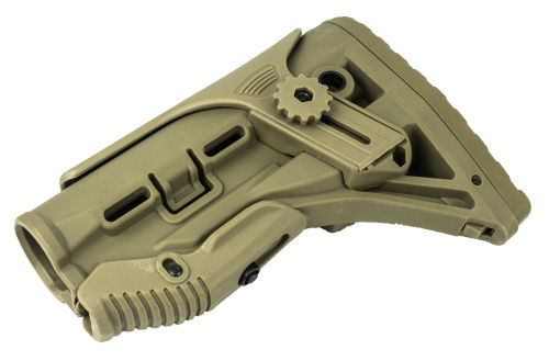 ПРИКЛАД M4/M16 Nylon Stock Type 9 - FAB TAN AS-EX0100T фото 3