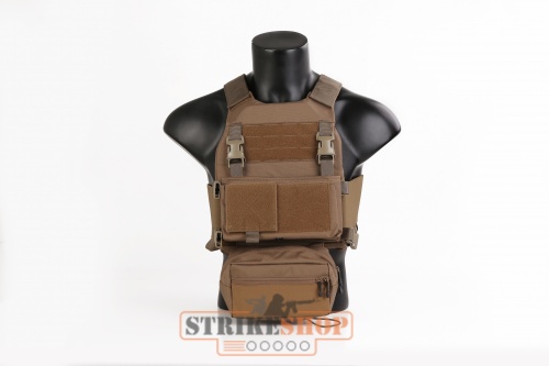 Жилет тактический койот Emersongear FCS Style VEST W/MK Chest Rig SET/CB500D EM7407CB фото 2