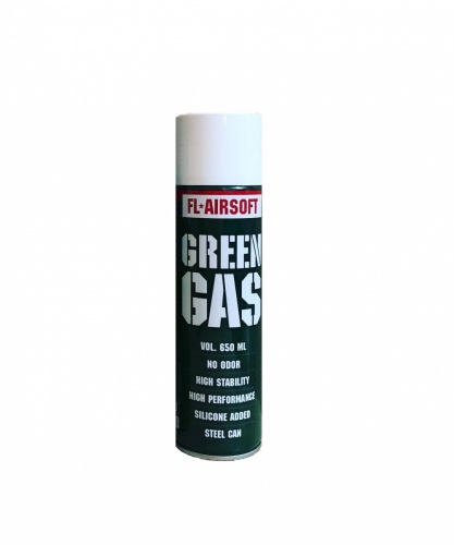 ГАЗ Green gas FL-AIRSOFT 650 мл (пластиковый носик клапана)