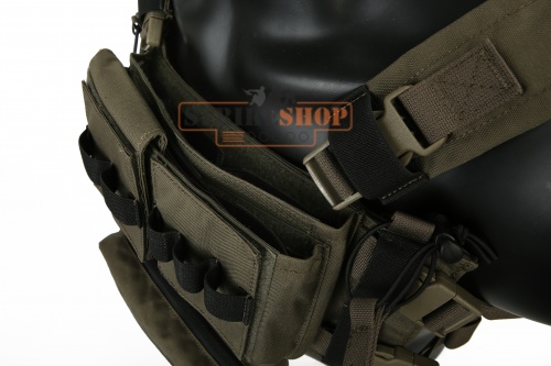 Тактическая разгрузка олива Emersongear Micro Fight Chissis MK3 Chest Rig/RG500D EM2961RG фото 6