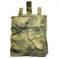 Подсумок под сброс магазинов двухслойный с пластиковой горловиной раскладной Мох (T-armis)