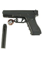 Модель пистолета (Cyma) CM030S GLOCK 18C, MOSFET, зарядка через USB