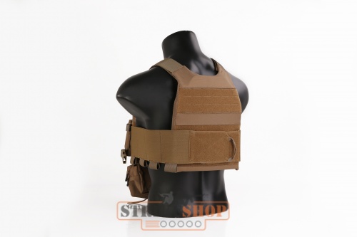 Жилет тактический койот Emersongear FCS Style VEST W/MK Chest Rig SET/CB500D EM7407CB фото 4