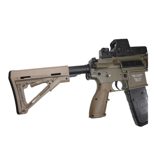 Модель автомата для гидробола RG HK416 с прицелом, песочный фото 5