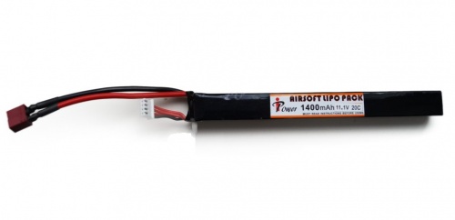 АКБ iPower 11.1V LiPO 1400mAh 20C ALP1400R4A-3S 17x18x178